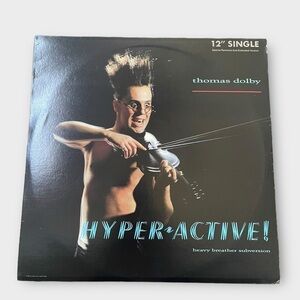 Thomas Dolby Hyperactive Single Vinyl Record